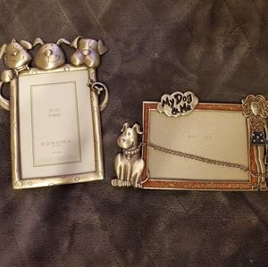 Dog theme picture frames